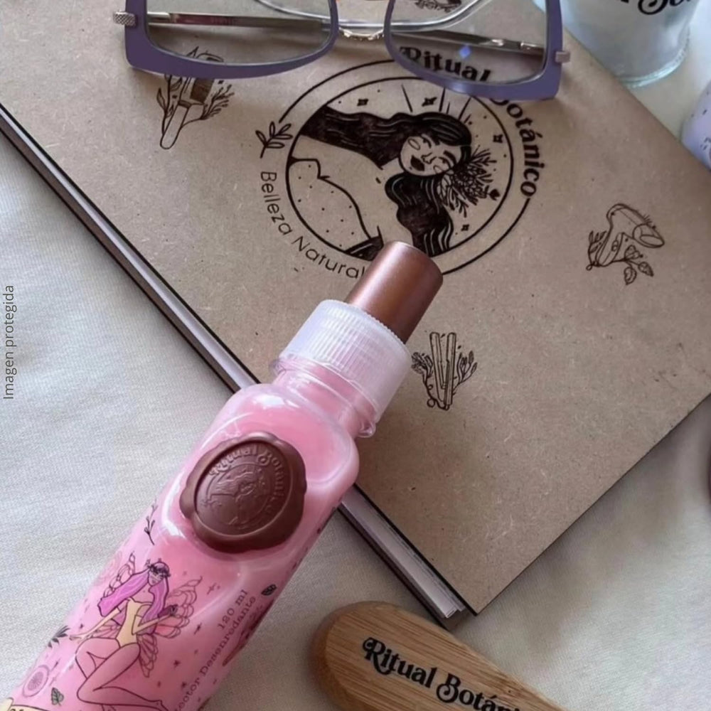 Hair protection spray used before heat styling to guard hair