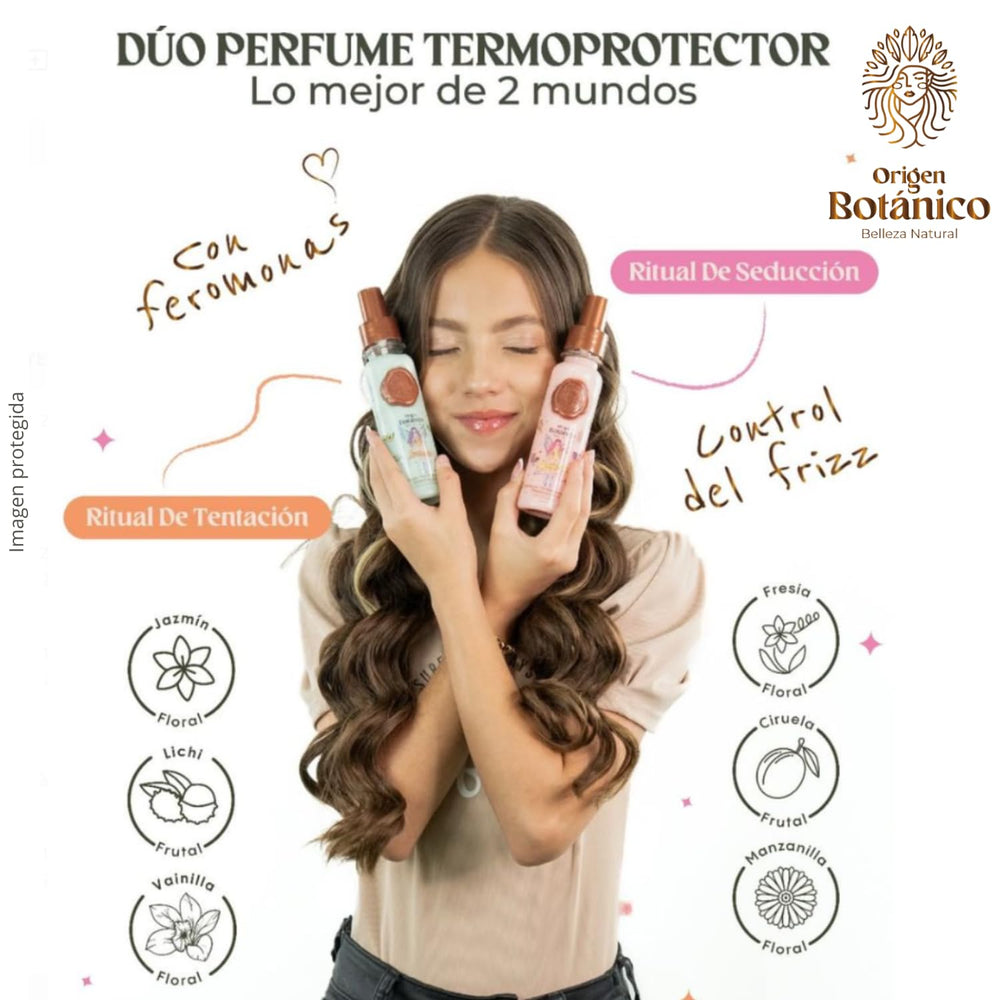Thermo protector leave-in spray packaging from Ritual Botanico