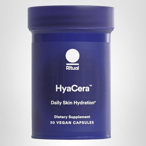 Ritual daily routine setup with water and capsules