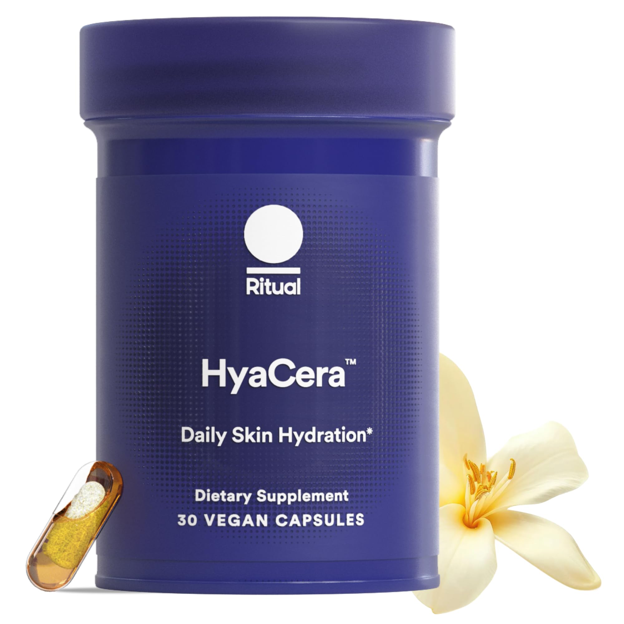 Ritual HyaCera bottle front view showing daily skin support