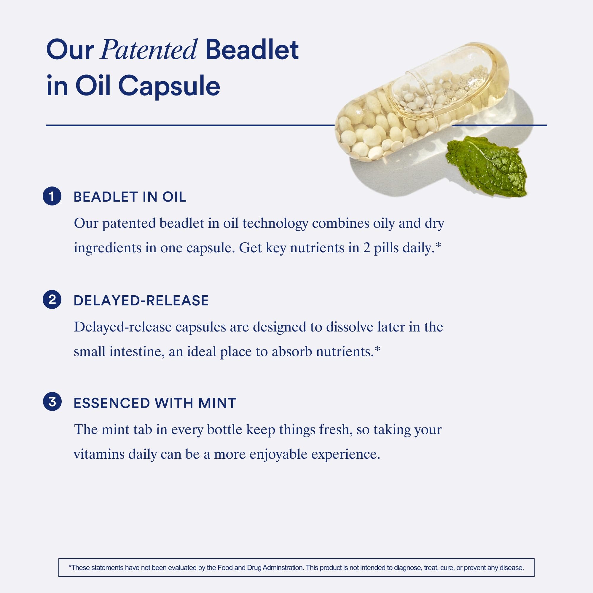 Ritual Multivitamin for Men 50+ packaging label highlighting vegan, gluten-free, non-GMO features