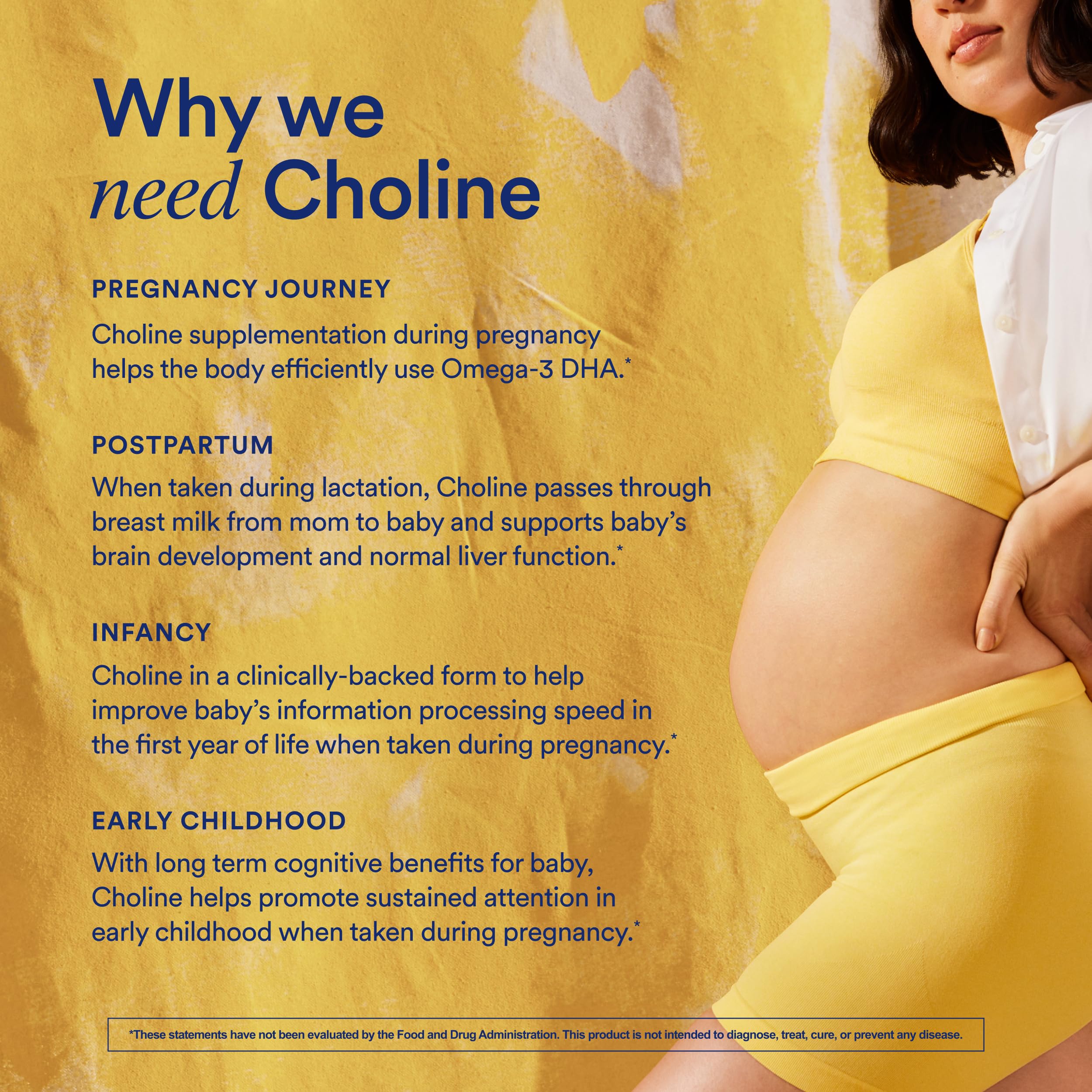 Ritual Natal Choline capsules arranged for daily pregnancy routine