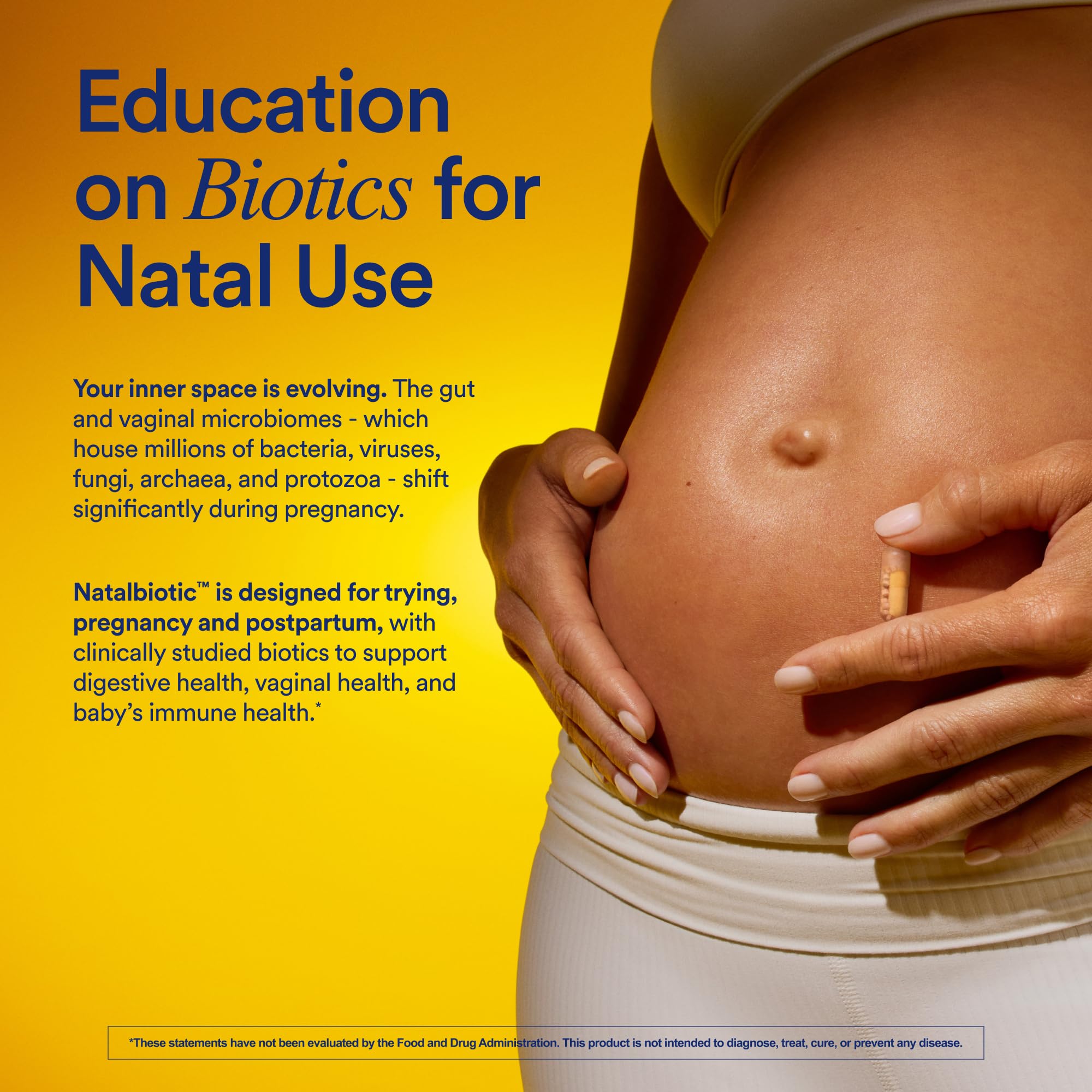 Ritual Natalbiotic capsules inside view with nested tablet design maintaining probiotic integrity.