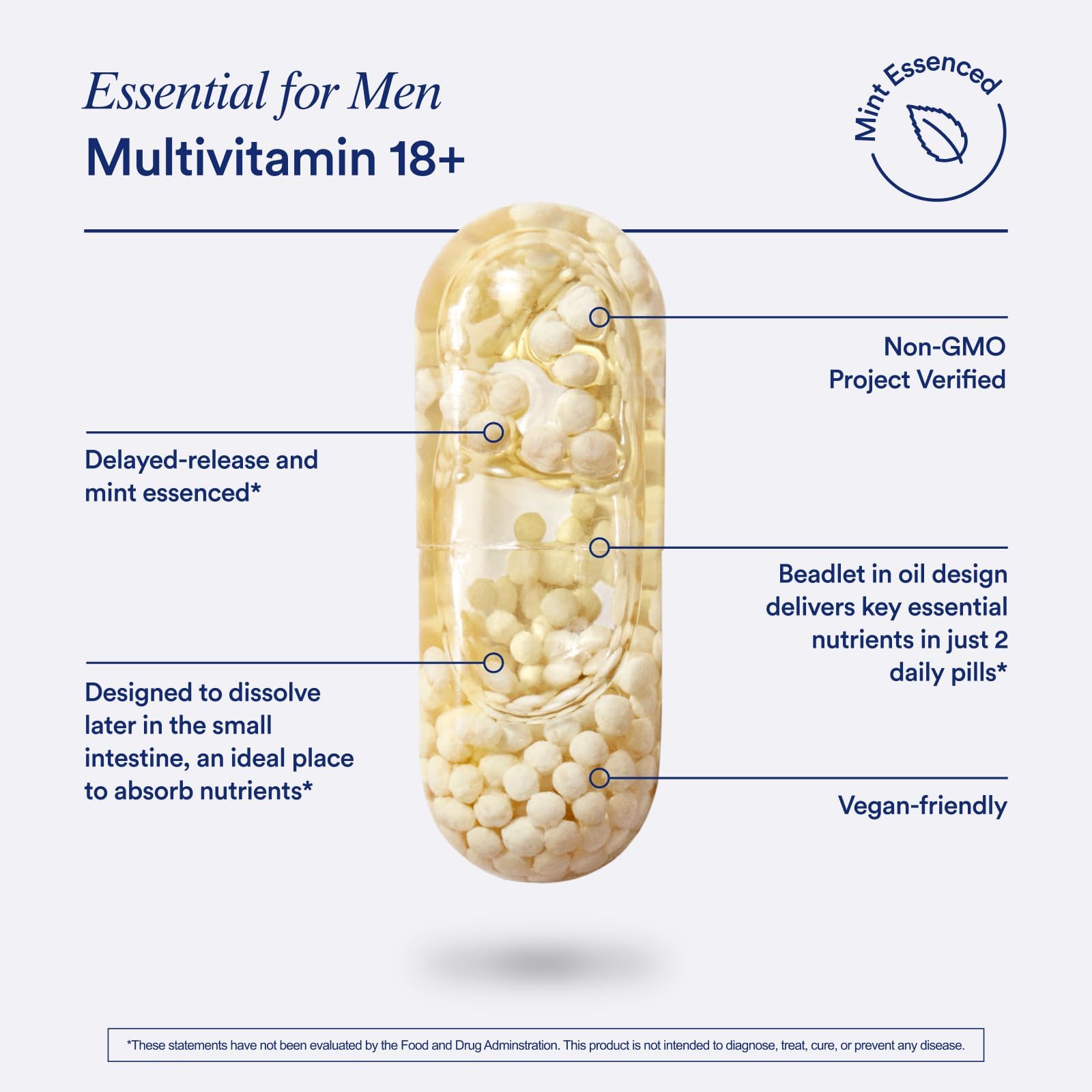 Ritual omega-3 DHA microalgae source signifying heart-supporting nutrients.