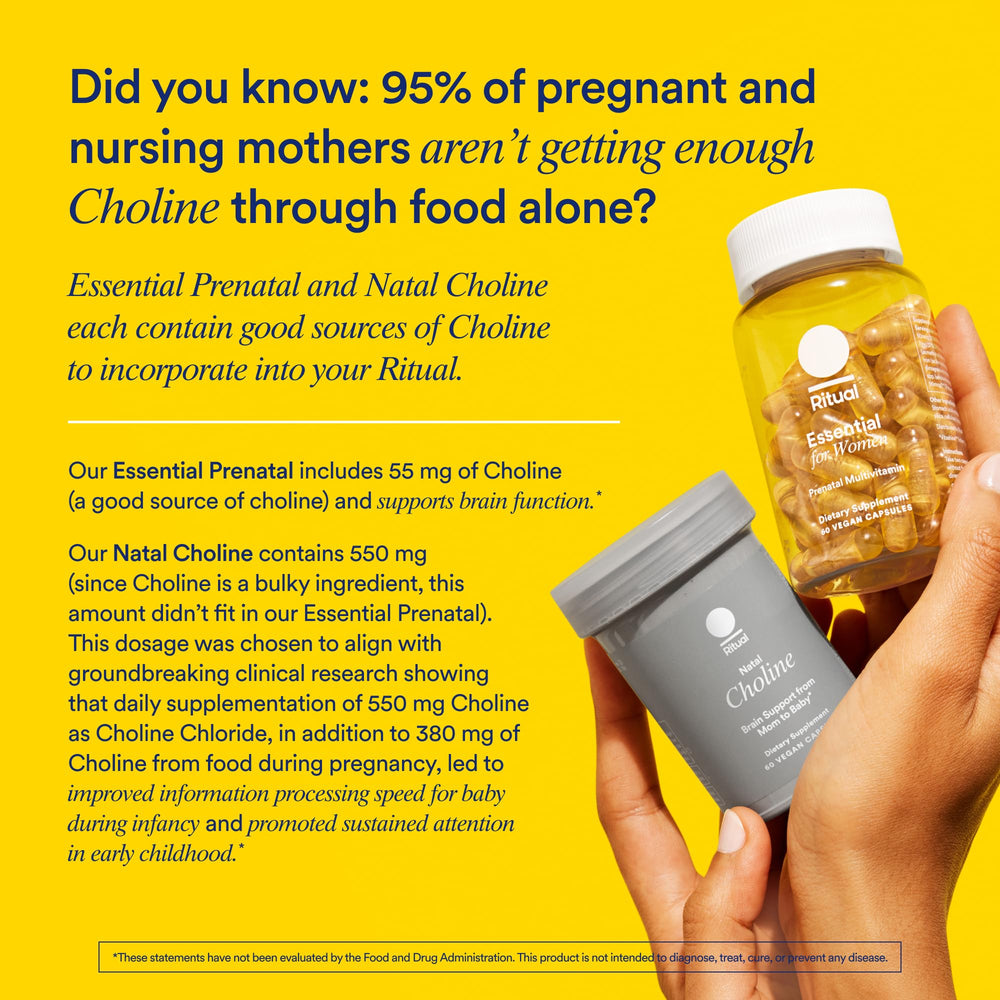 Ritual Prenatal choline from Missouri supporting brain function