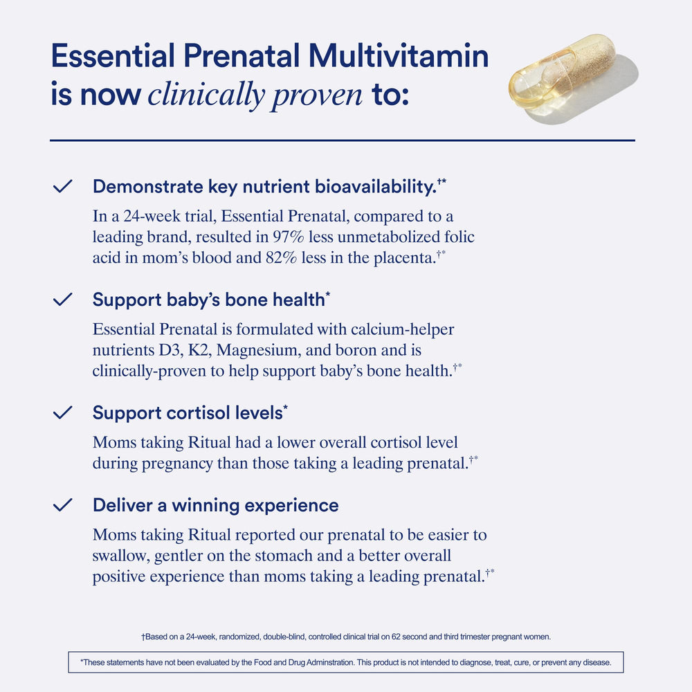 Ritual Prenatal methylated folate from Italy supporting brain development