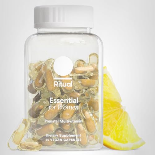 Ritual Prenatal packaging on shelf highlighting eco and compact design