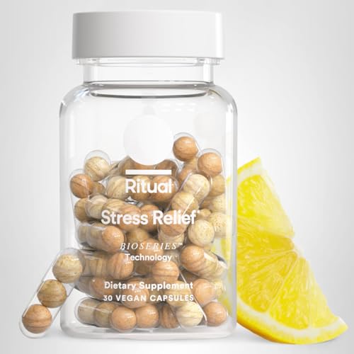 Ritual Stress Relief testing seal denotes third‑party quality assurance.