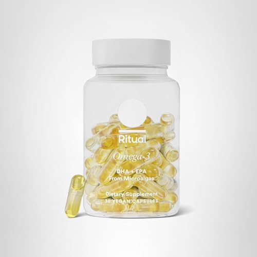 Ritual vegan omega3 burp reduction technology badge for smoother ingestion