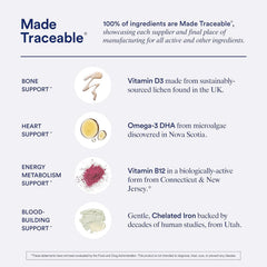 USP Verified and third-party tested seal on Ritual 18+ multivitamin label