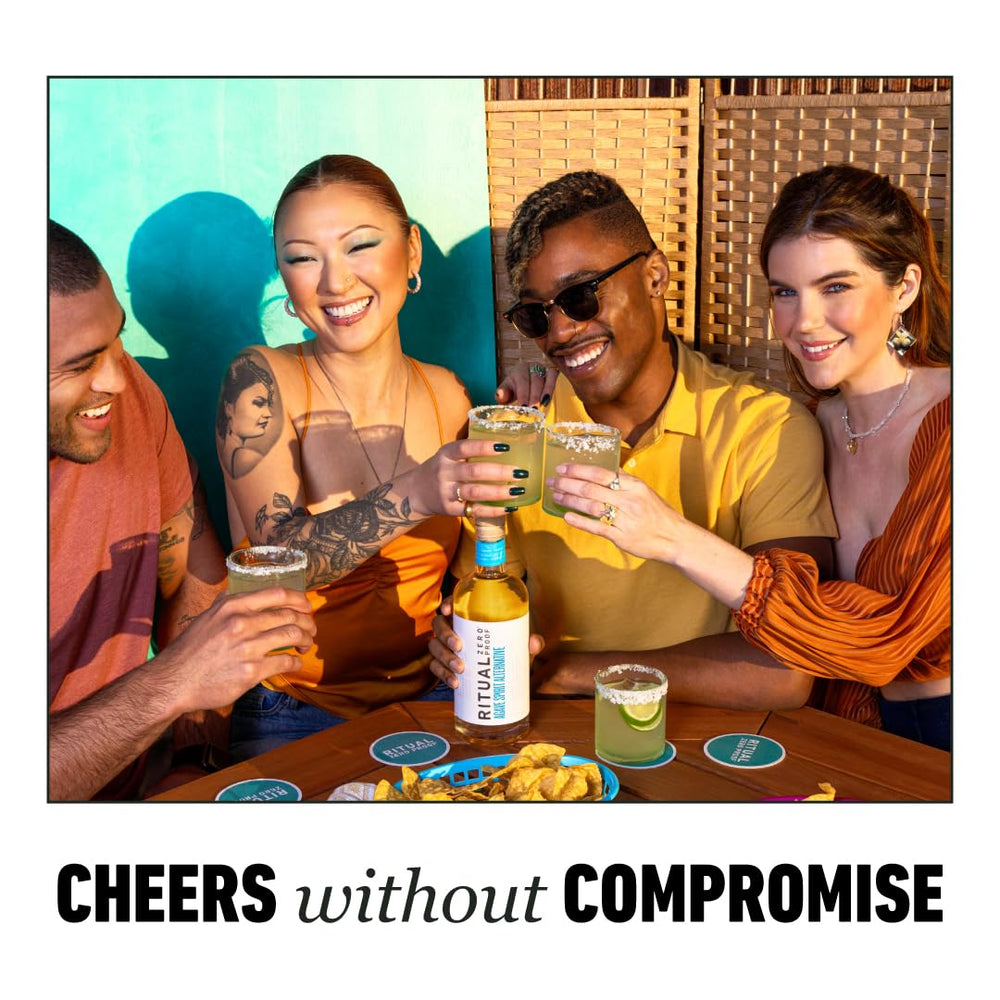 Ritual Zero-Proof agave spirit being poured for quick, guilt-free mixers