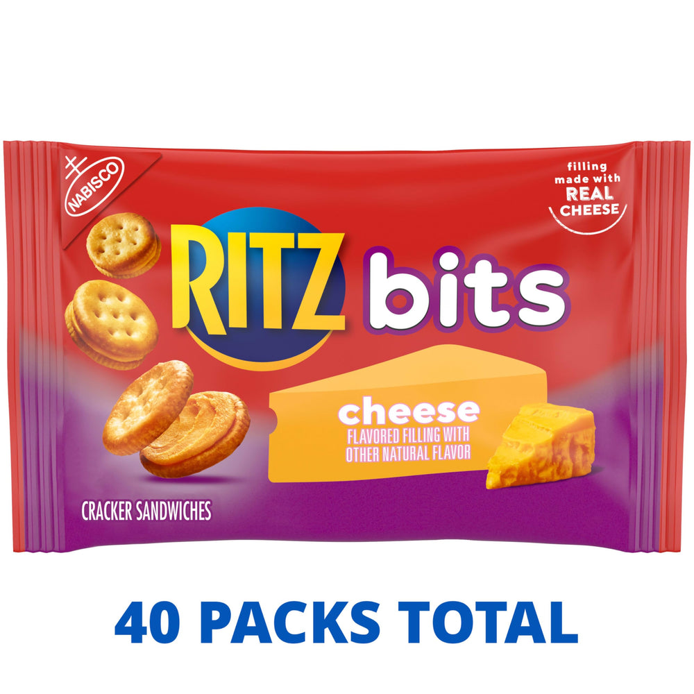 Ritz Bits Cheese Sandwich Crackers lunchbox snack ready to go