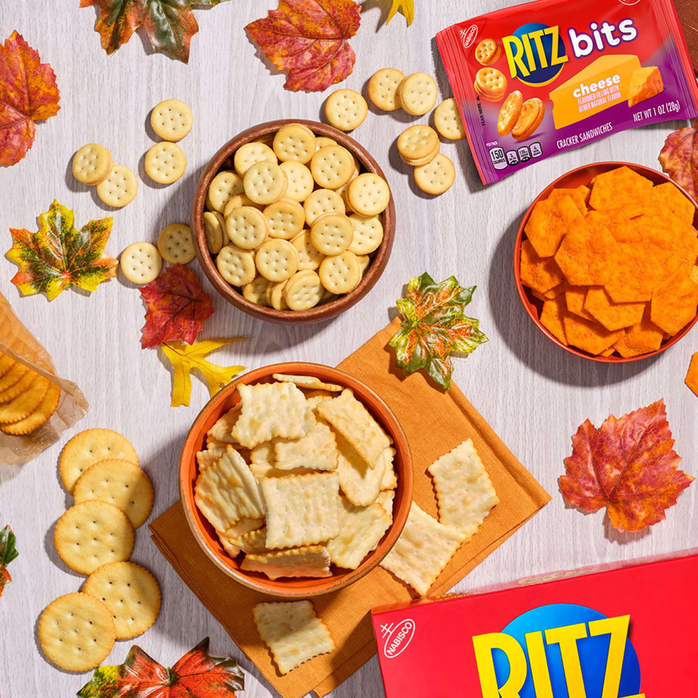 RITZ Bits bulk pack, ideal for pantry stock rotation.