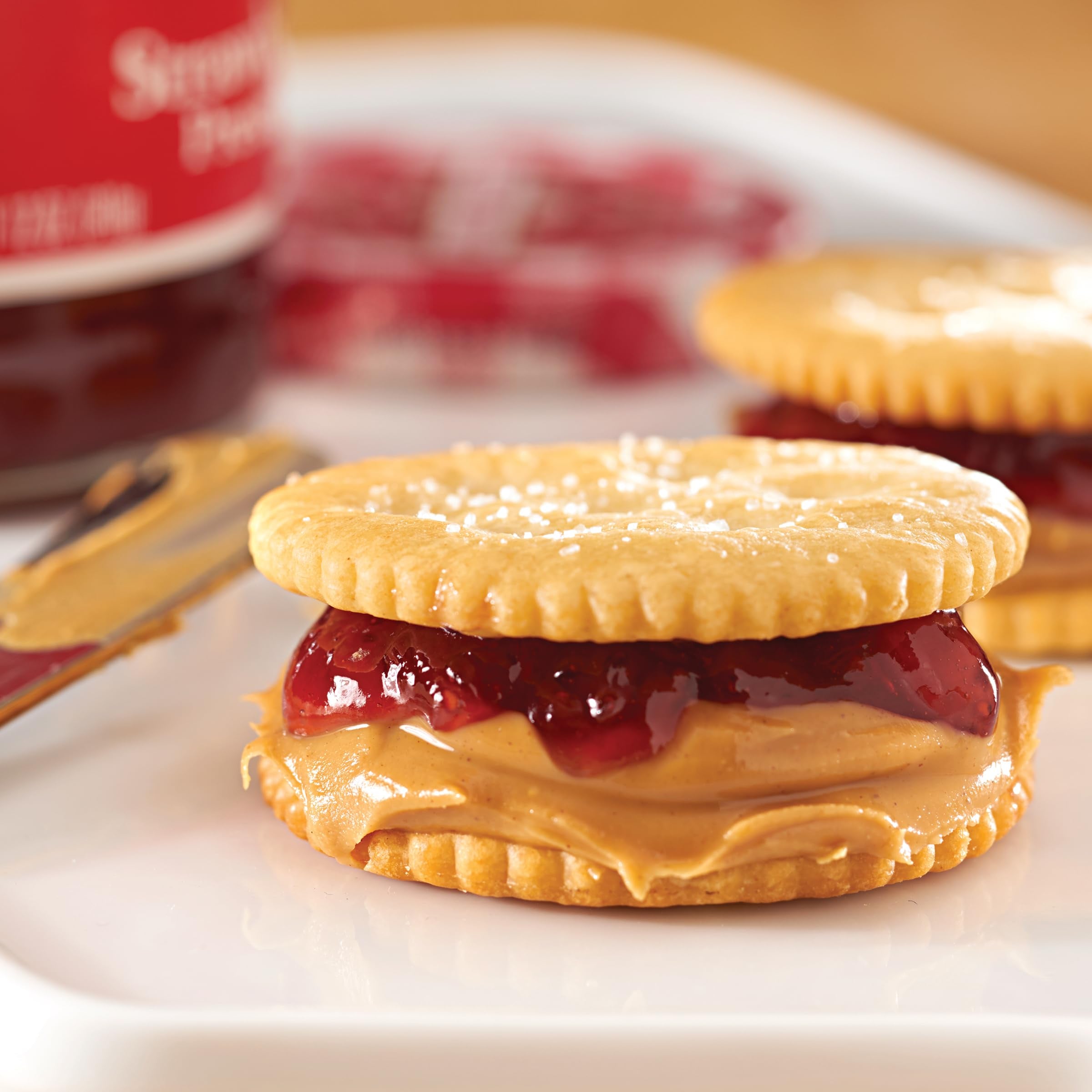 RITZ Original Crackers arranged on a party platter for guests