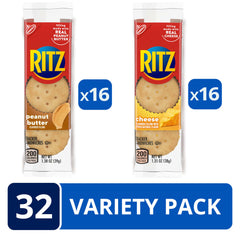 Ritz Variety Pack Box on display, 32-pack value