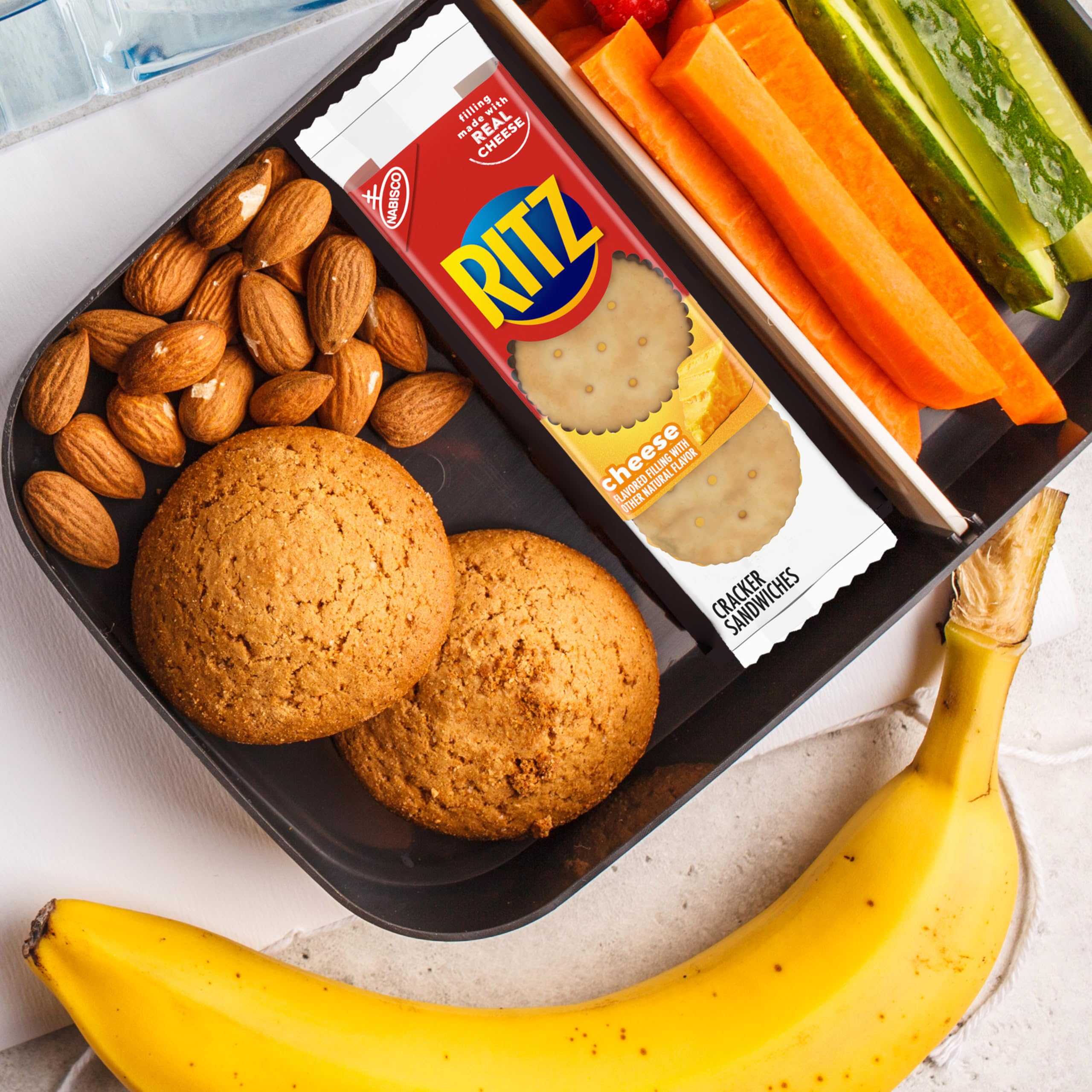 RITZ Vending machine friendly snack pack designed for quick purchases