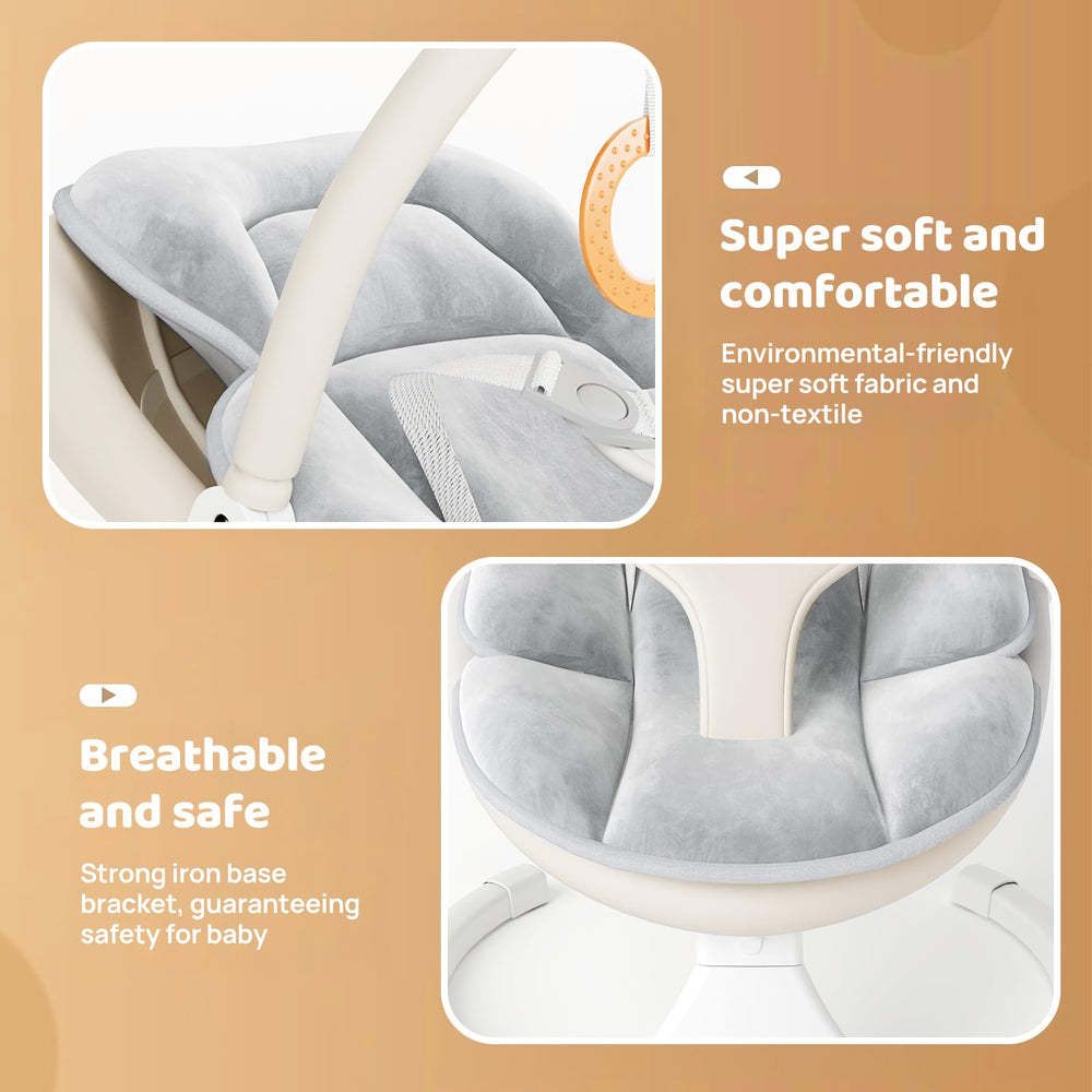 RIVIPLOU beige swing for indoor and outdoor use