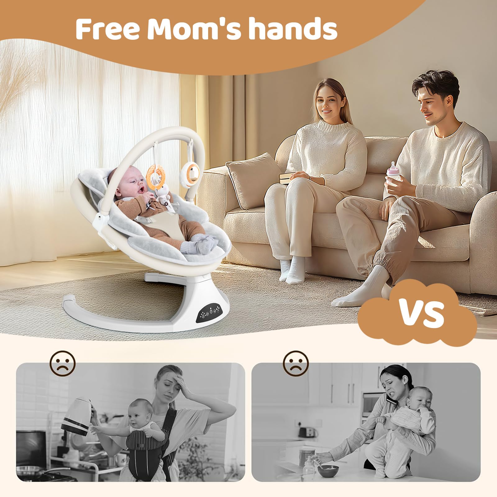 RIVIPLOU swing remote control enabling convenient adjustments