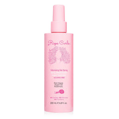 Rizos Curls alcohol-free curl spray bottle for flexible hold and light shine.