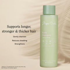 Rizos Curls Biotin Shampoo with rosemary oil and saw palmetto for vitality