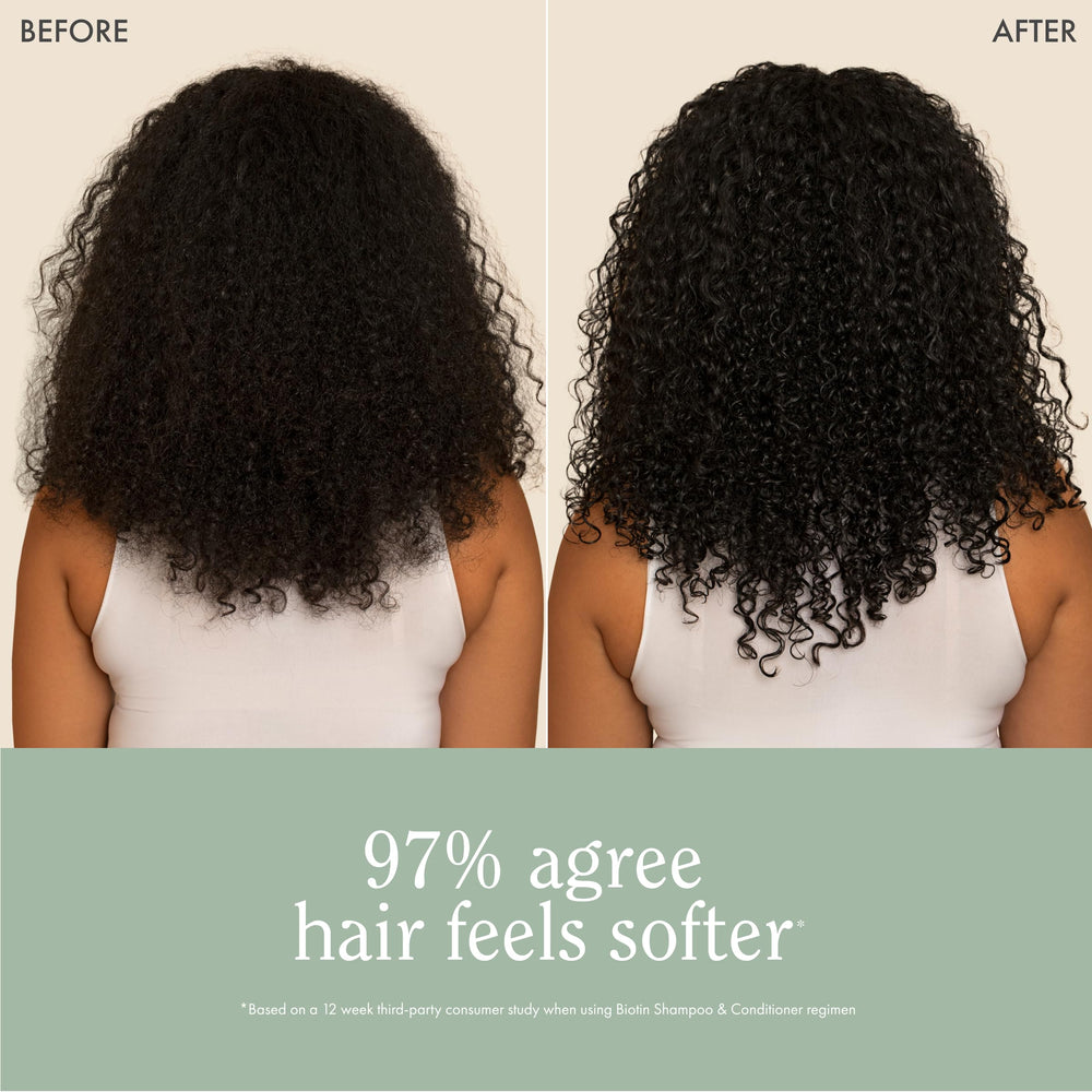 Rizos Curls Biotin Shampoo clean beauty formula with no mineral oil