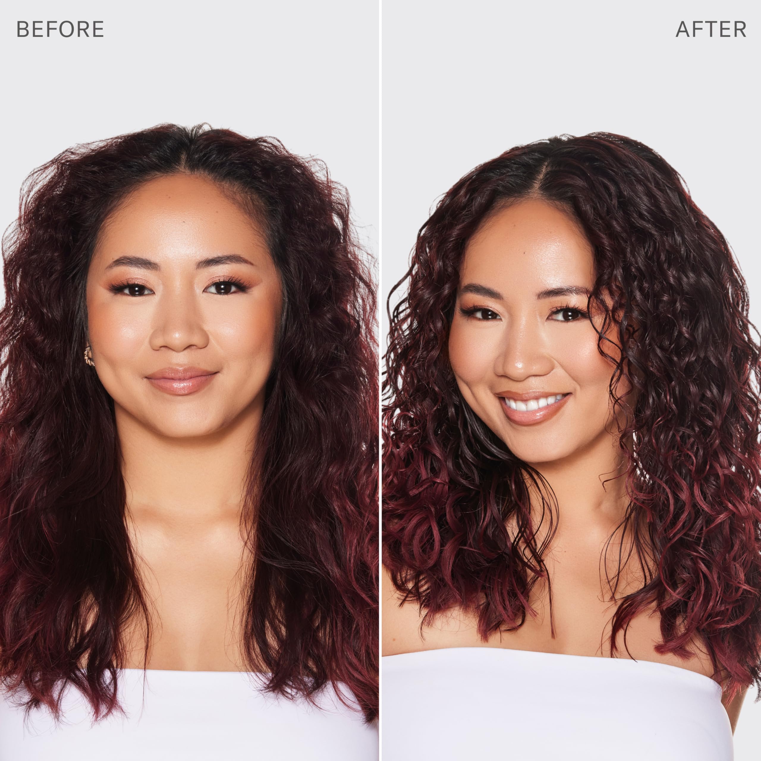 Rizos Curls Light Hold Gel layering with other products enables customizable looks.