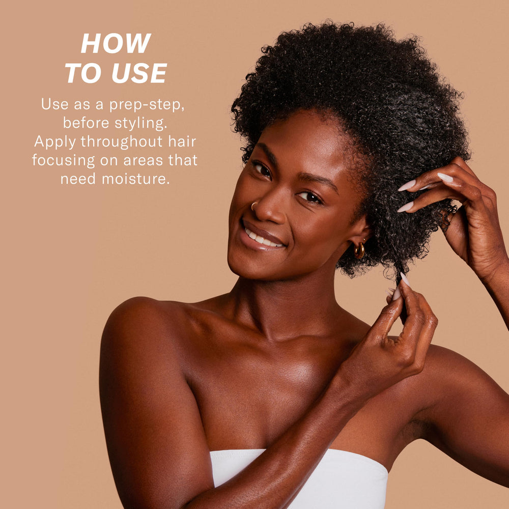 Rizos Curls Multivitamin Leave-In adds shine and resilience during daily styling.