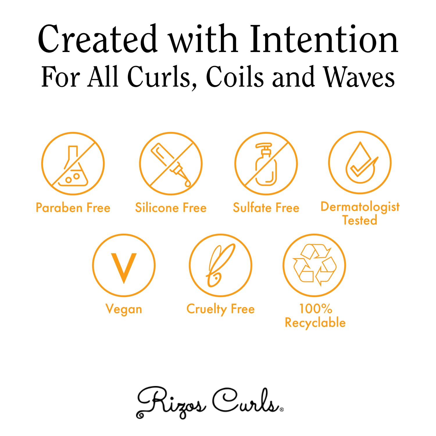 Rizos Curls Nourish Oil blend of sunflower, coconut, argan nourishes hair.