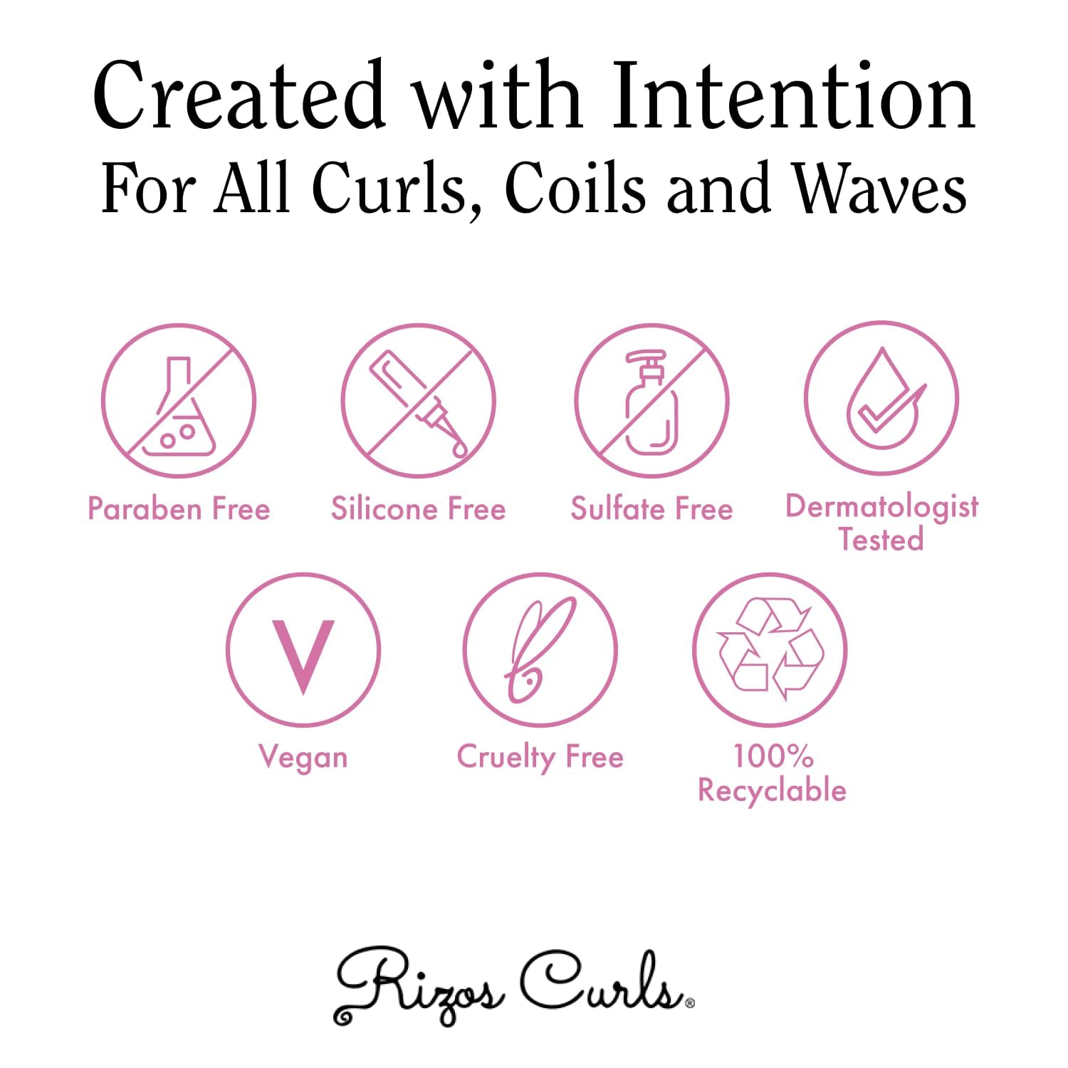 Rizos Curls detangle prep on damp hair before styling in a salon-ready setup.