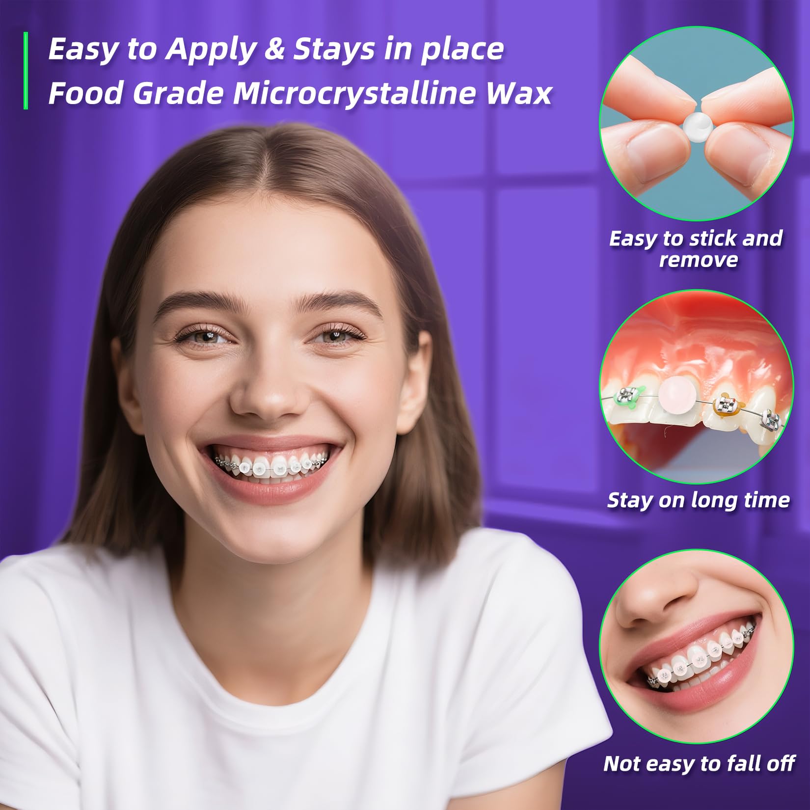RIZUKO wax dots are individually wrapped for convenient single-use application.
