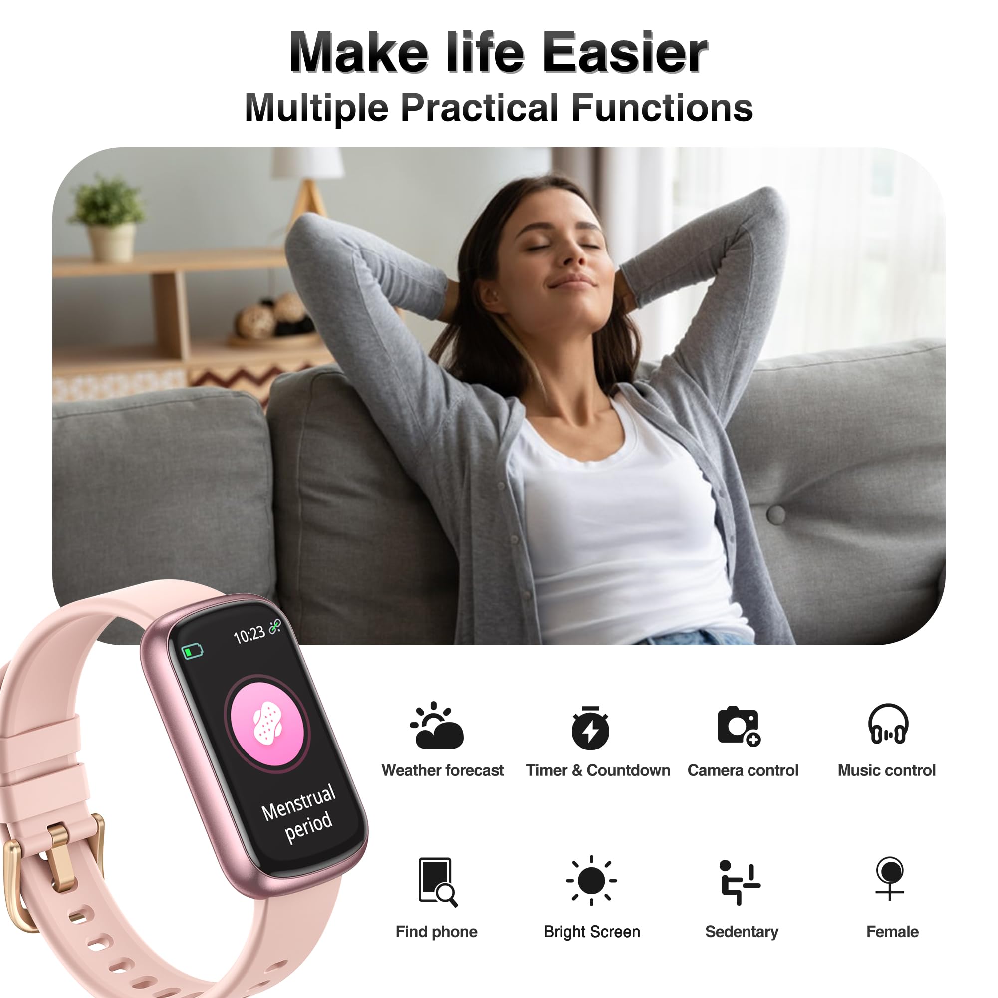 RLQA fitness tracker offers multiple sports modes for diverse workouts