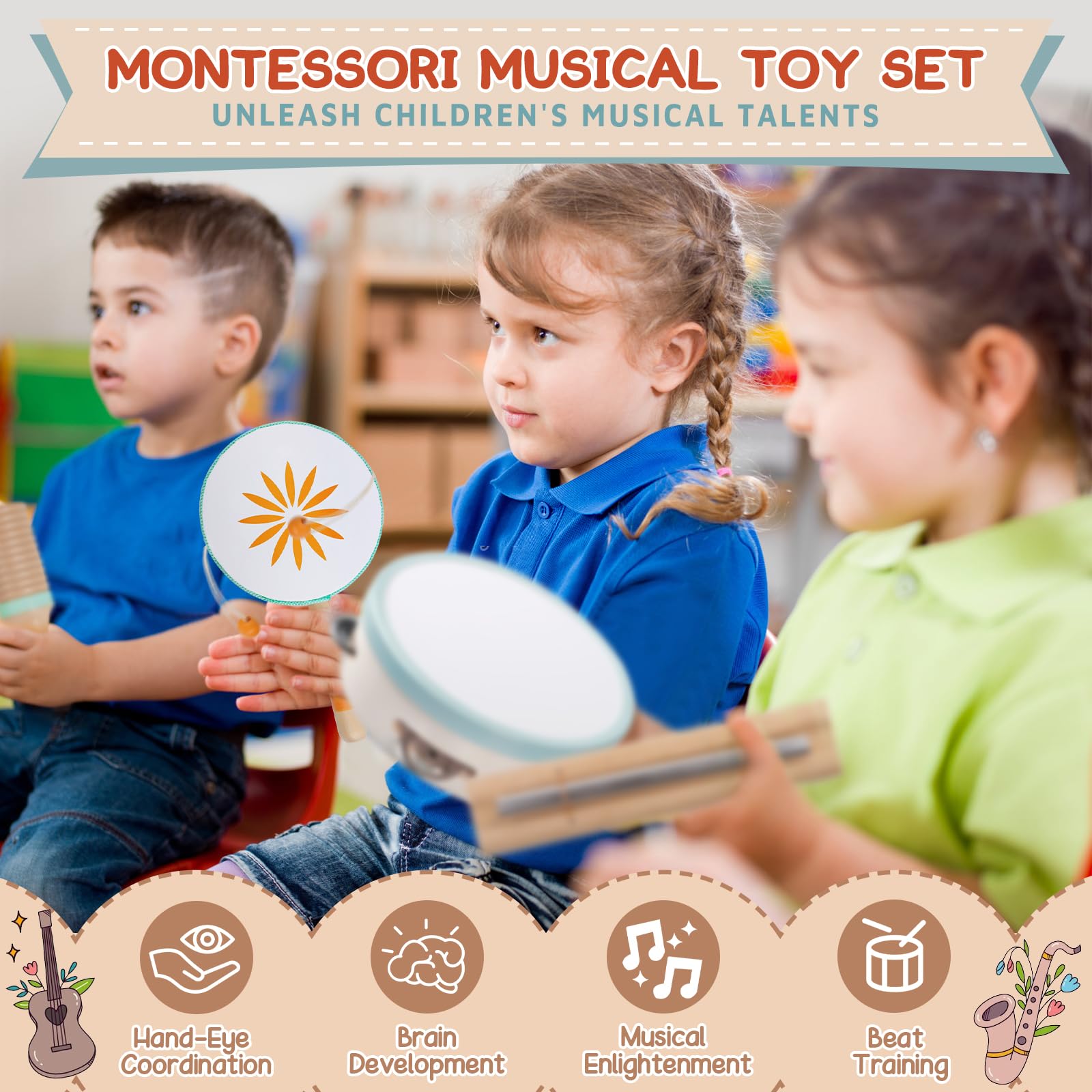 Rmischolar hand bells deliver bright tones and social interaction during early play