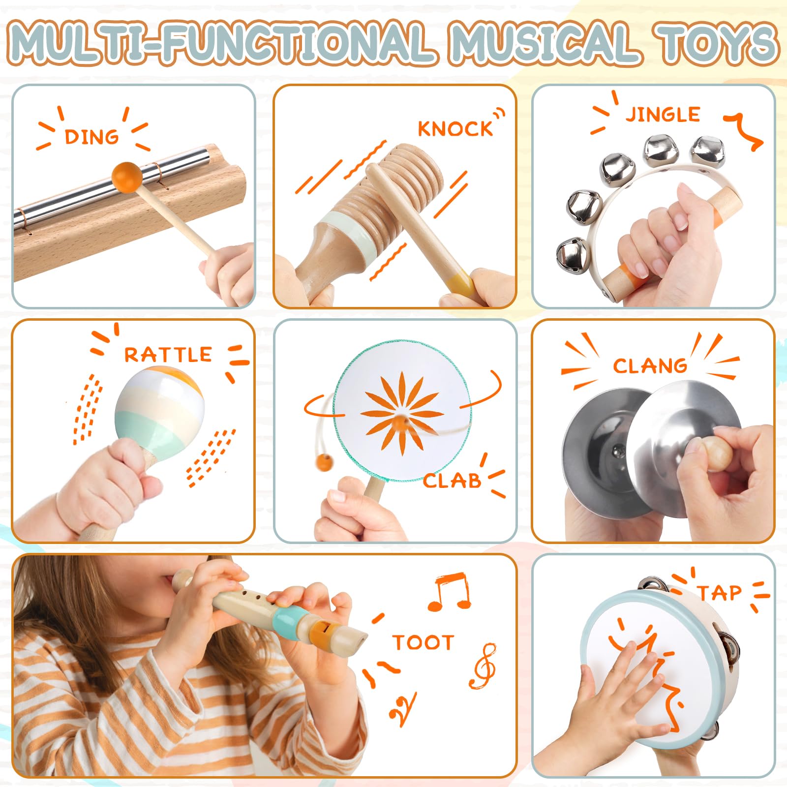 Rmischolar maracas invite shaking play and sensory development in early years
