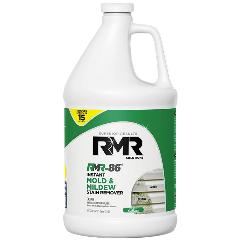 RMR-86 bottle front view demonstrates quick mold stain removal