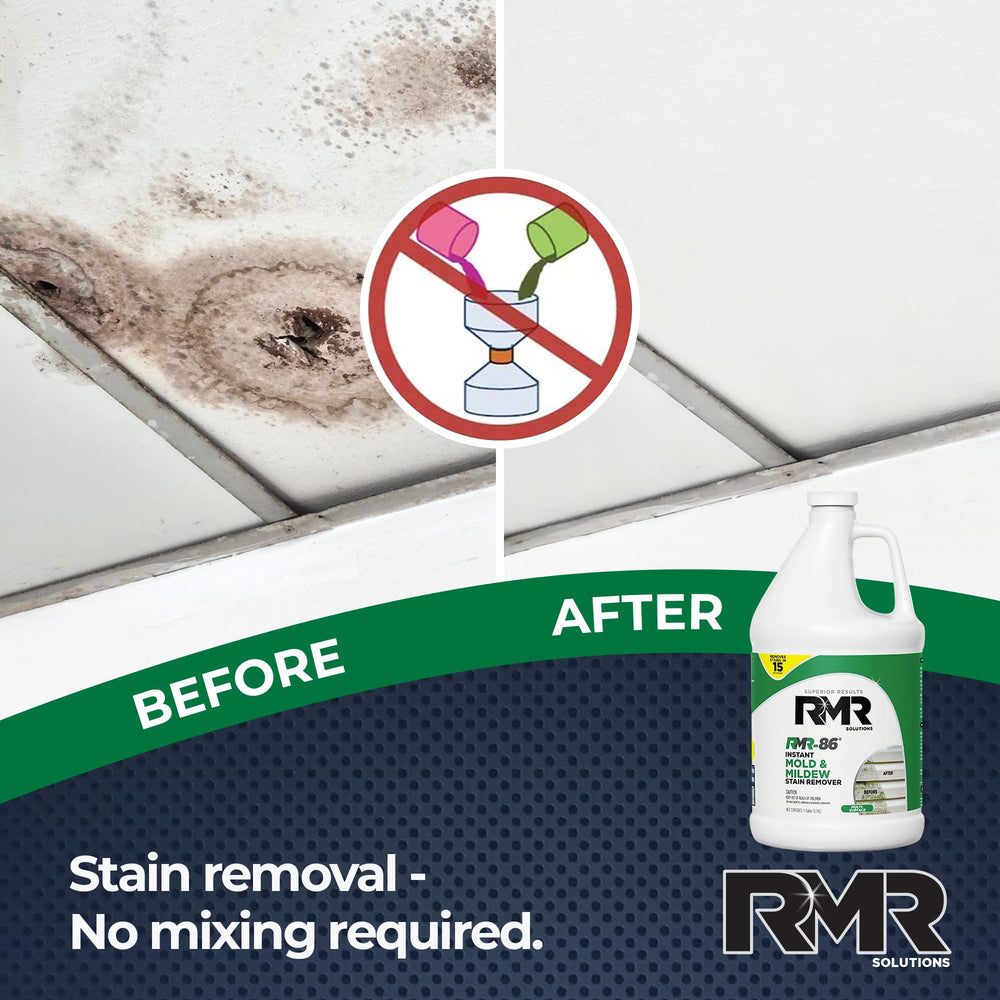 RMR-86 applied to concrete floors targets deep stains and discoloration
