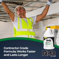 RMR-86 Pro bottle being poured onto a surface for treatment