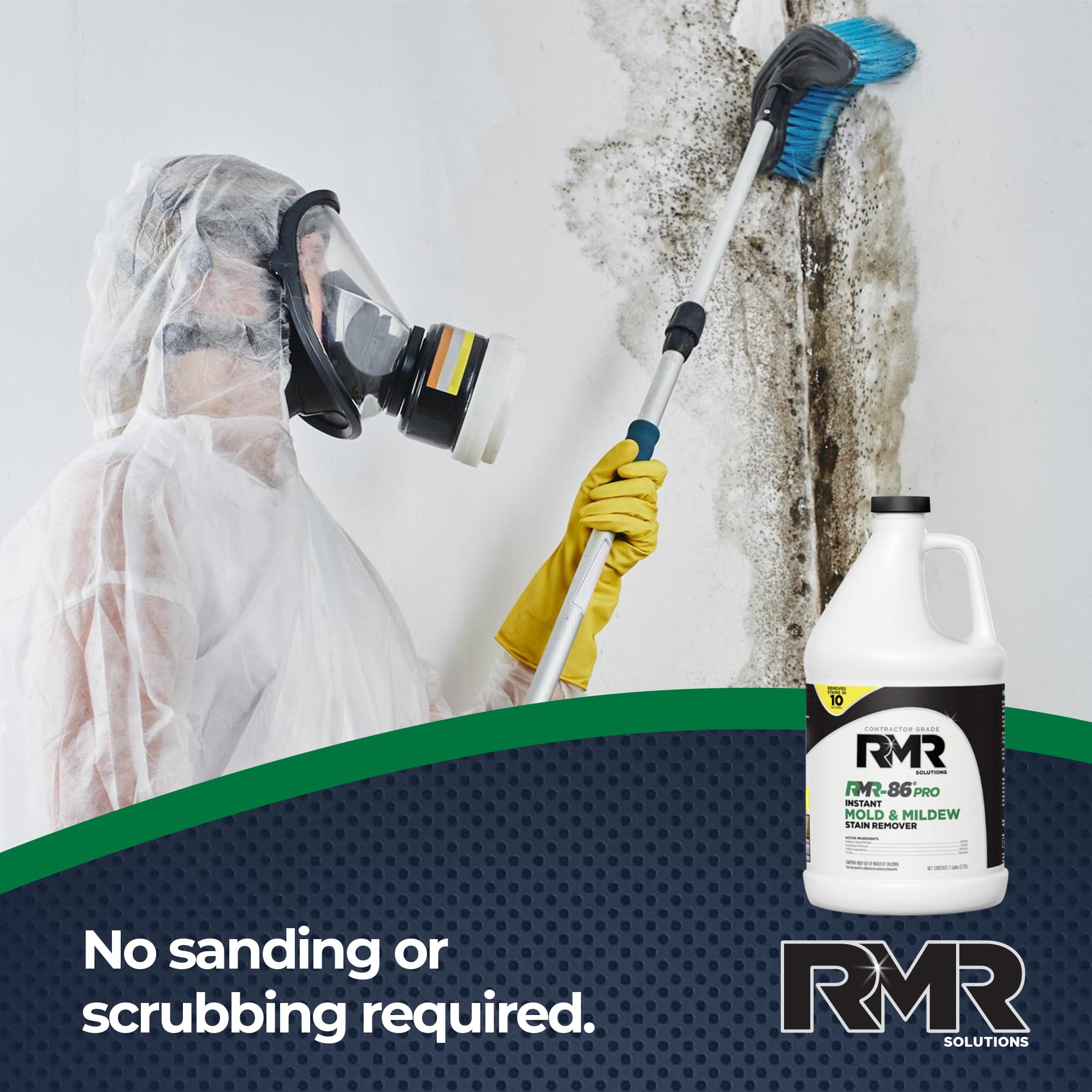 RMR-86 Pro deep-cleaned concrete area after use
