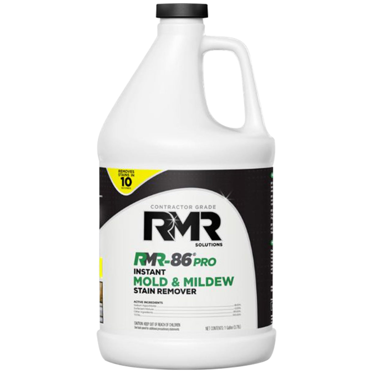 RMR-86 Pro mold stain remover bottle delivering powerful cleaning action
