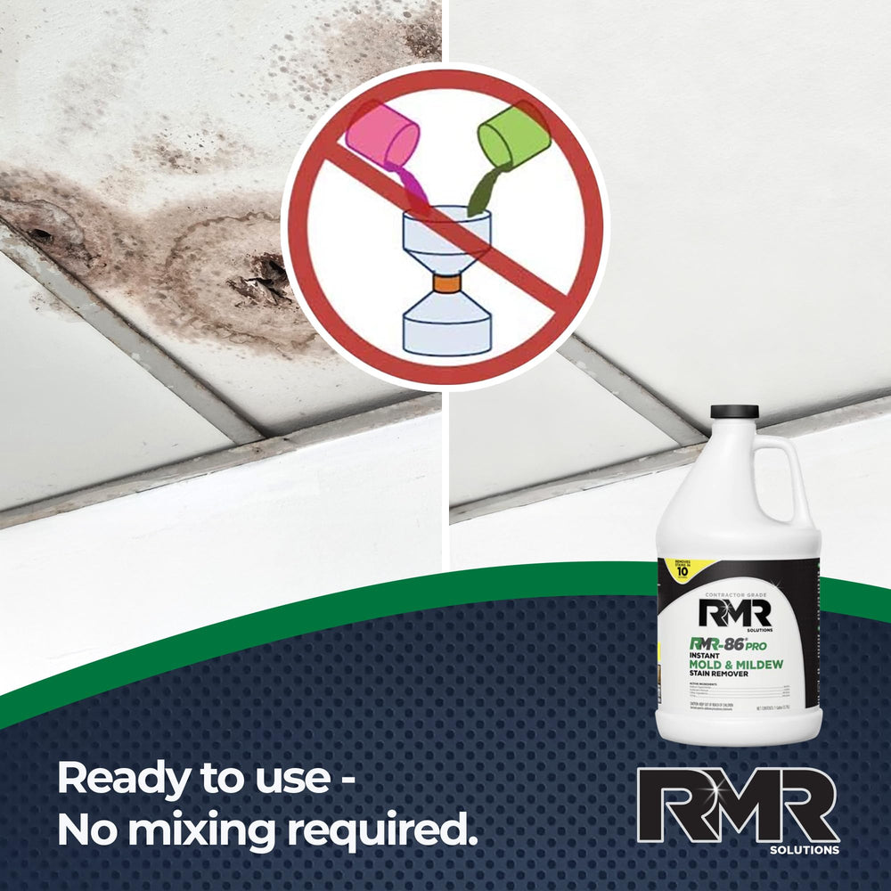RMR-86 Pro spray application on attic surface