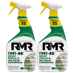 RMR-86 spray bottle 32 oz enables quick mold stain cleanup on various surfaces.