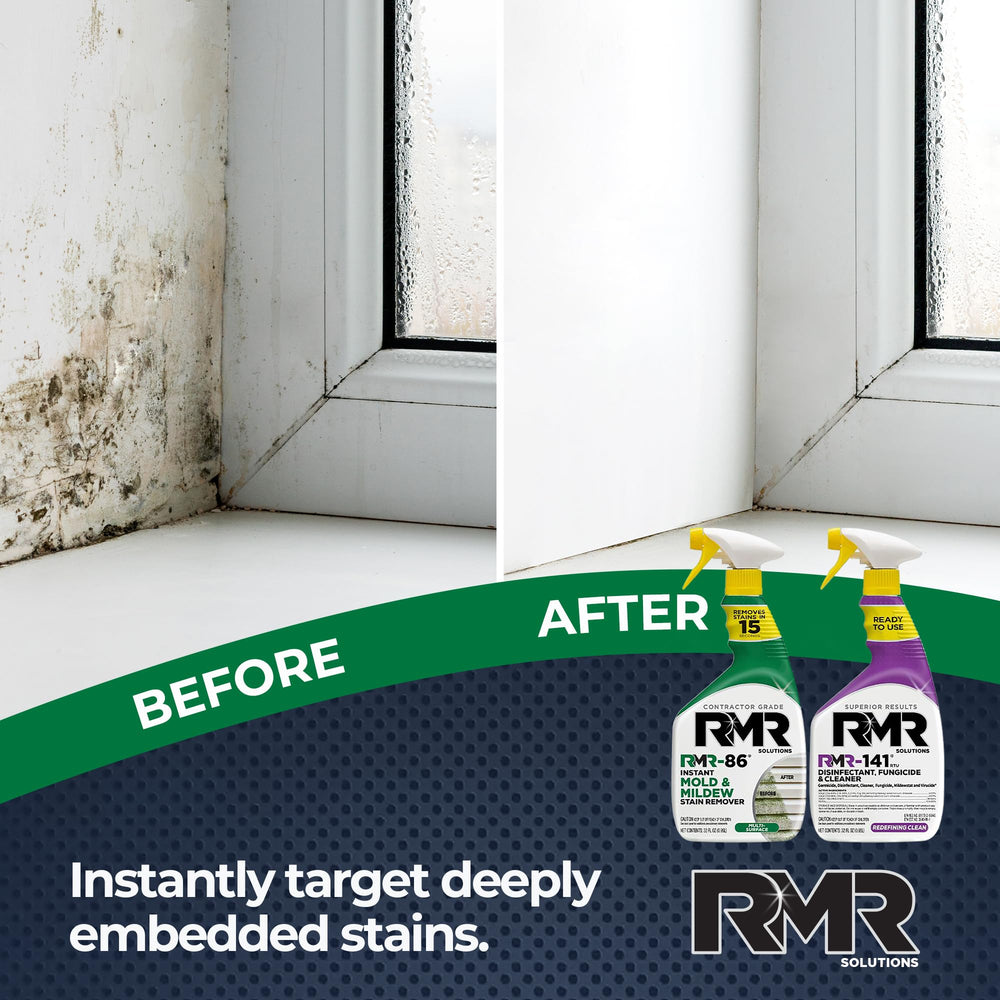 RMR-141 on bathroom grout – protects against mildew growth