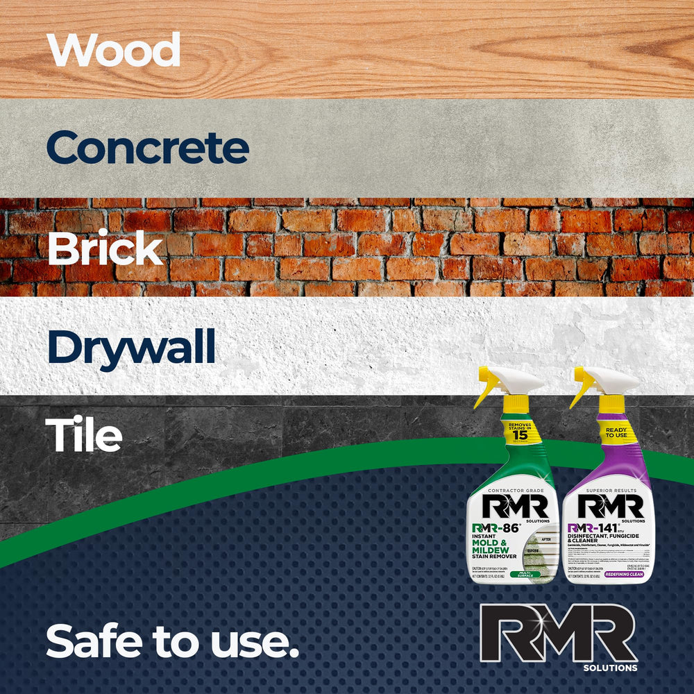 RMR-141 on kitchen tiles – disinfects and inhibits mildew on tile grout