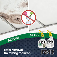 Grout restoration with RMR Mold Stain Eraser Max Pack for brighter bathroom surfaces