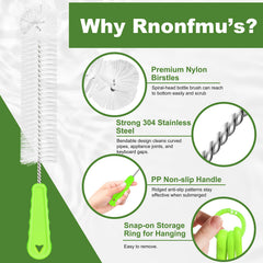 RNOAFMU conical-tip lid brush targets bottle groove areas.