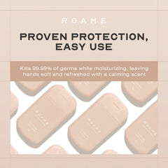 Roame Cloud 999 juniper palo santo aroma evokes calming, spa-like experience.