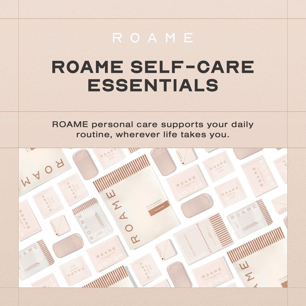 Roame after toilet use wipe offering quick refreshing clean