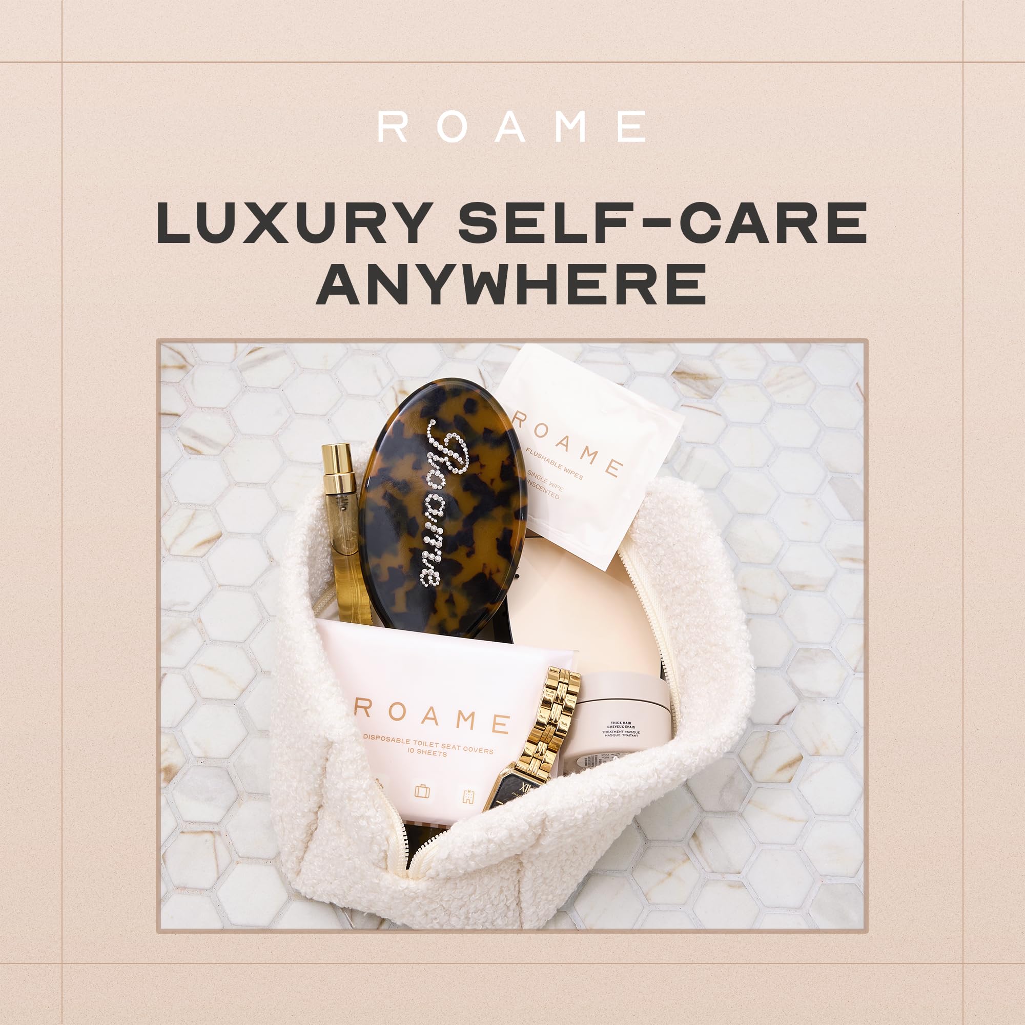 Roame Aloe Vera Witch Hazel and Cucumber formula close-up with soothing botanicals