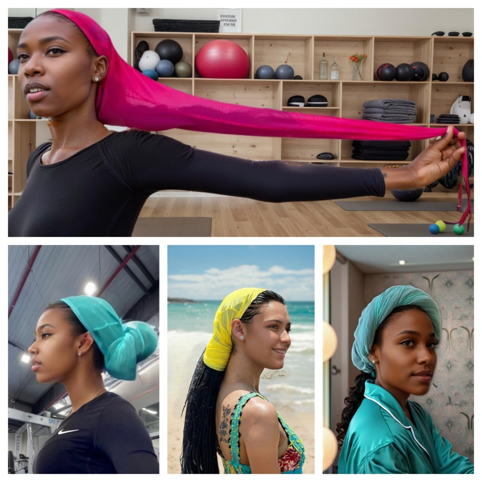 Roaming dreadlocks hair sleeve provides breathable, lightweight comfort