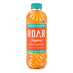 ROAR Organic cucumber watermelon bottle showing refreshing hydration for daytime activity.