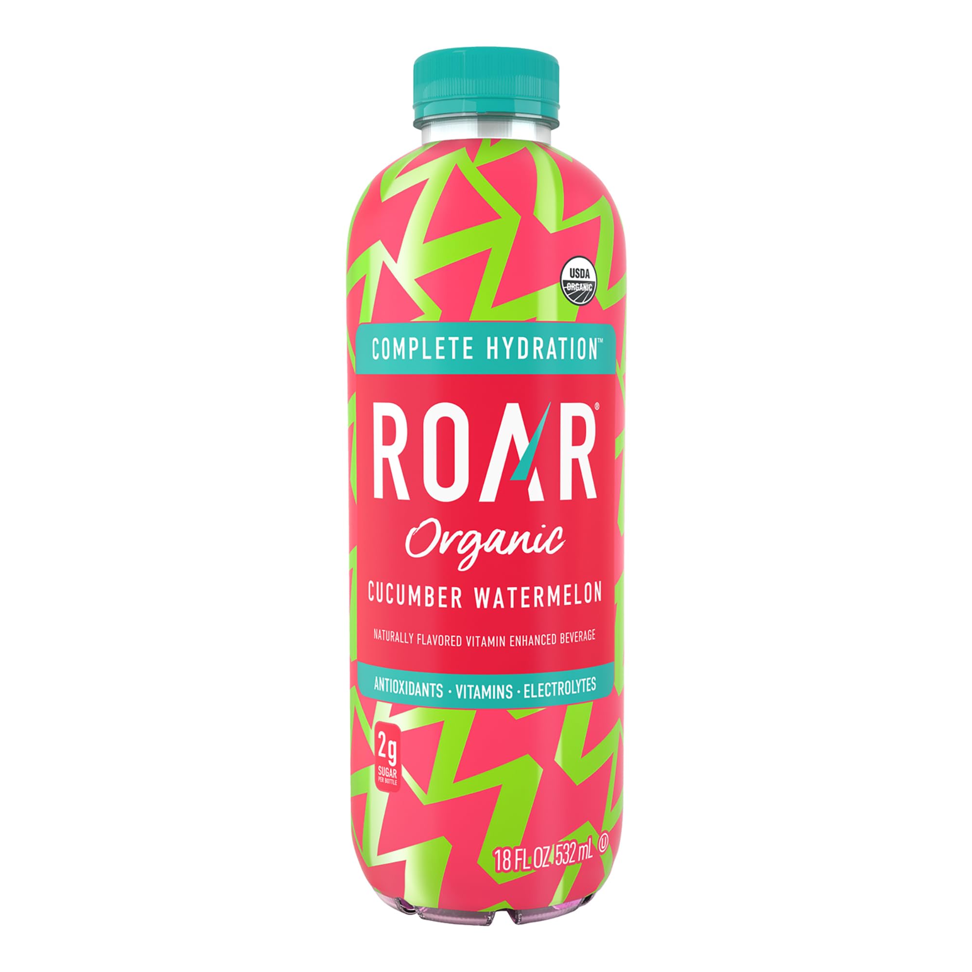 ROAR Organic Electrolyte Infusion recyclable BPA-free packaging